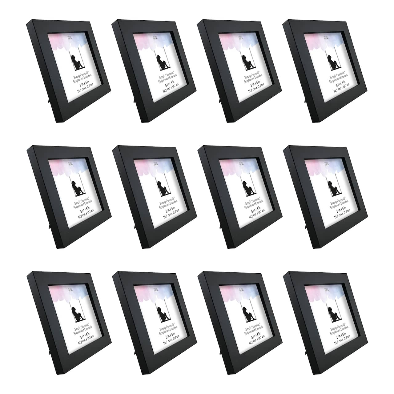 12 Pack: Black Linear Frame, Simply Essentials™ by Studio Décor®